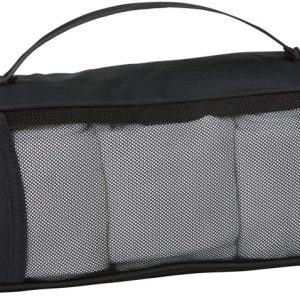 Pack-It Tube Cube - Small Packing Cube for Suitcases with Two-Way Zipper, Quick-Grab Handle, and Mesh Top for Visibility and Breathability, Black