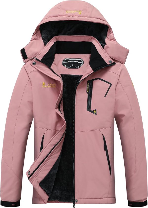 Women's Waterproof Ski Jacket Warm Winter Snow Coat Mountain Windbreaker Hooded Raincoat Jacket