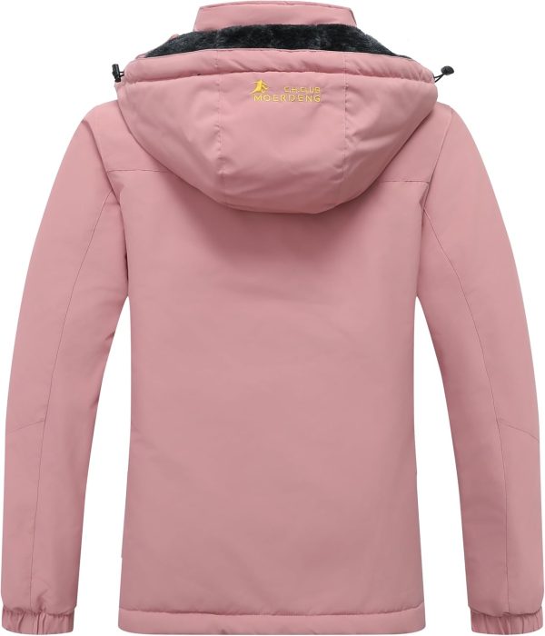 Women's Waterproof Ski Jacket Warm Winter Snow Coat Mountain Windbreaker Hooded Raincoat Jacket - Image 2