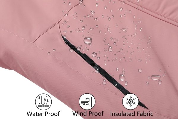 Women's Waterproof Ski Jacket Warm Winter Snow Coat Mountain Windbreaker Hooded Raincoat Jacket - Image 5